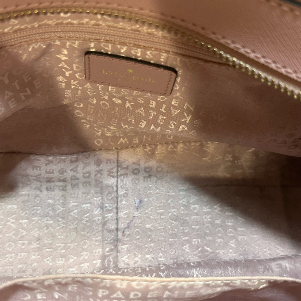 Kate Spade Laurel Way Leighann Crossbody Handbag Mauve EUC - Picture 8 of 11